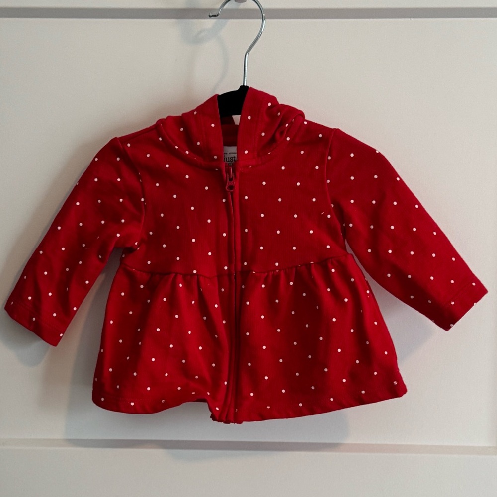 Red Polka Dot Kids Jacket